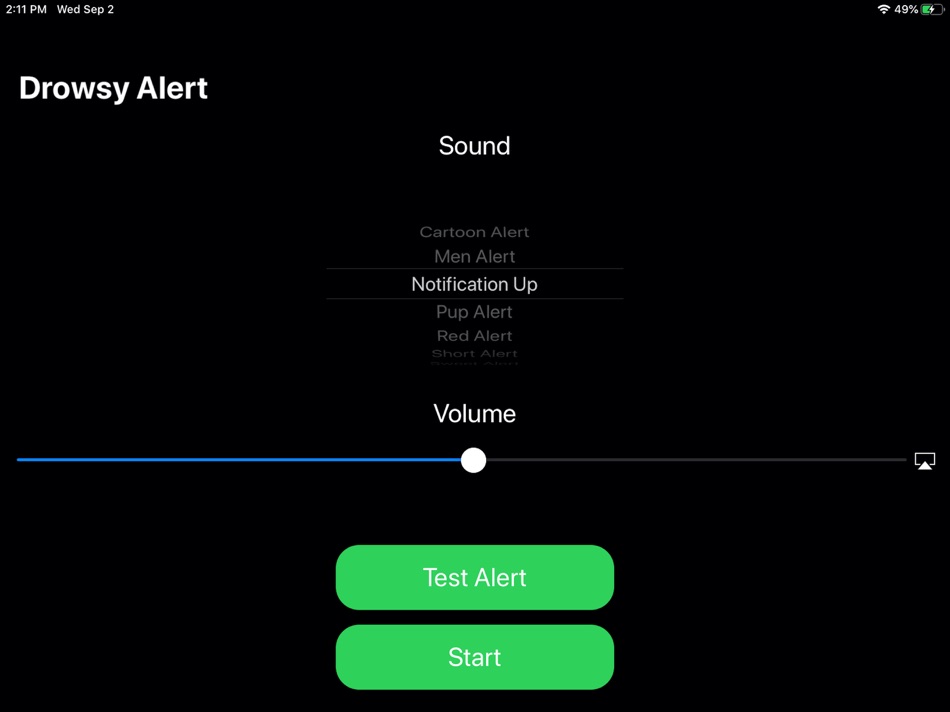 #1. Drive Safe - Drowsy Alert (iOS) Por: Trung Huynh