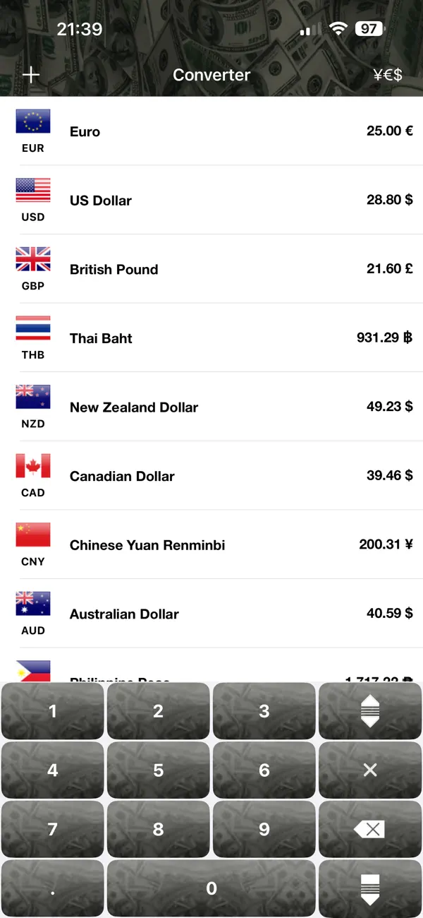 Screenshot #2 pour Currency Converter & Monitor