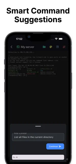 SSH - iPhone screenshot 3