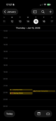FitToCal - Workout Calendar Screenshot 6 of 7