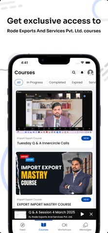 Rode Exports screenshot