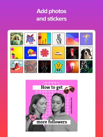 Social Media Posts Maker iPad screenshot