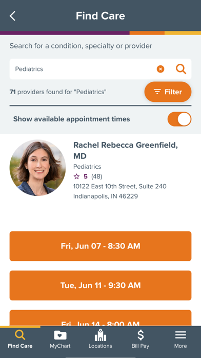 Screenshot 3 of Community Health Network App