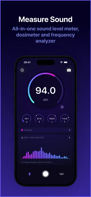 Decibel Meter Ultra iPhone screenshot 4