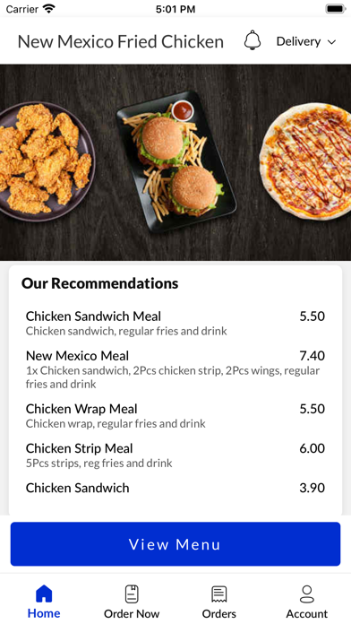 New Mexico Fried Chicken. Screenshot