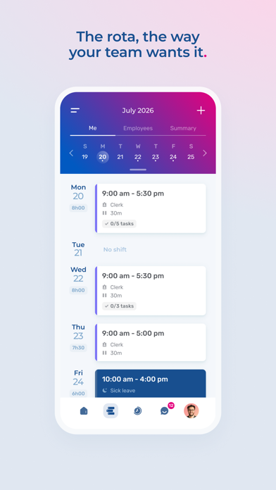 Rota & Time Clock Screenshot 4 of 9