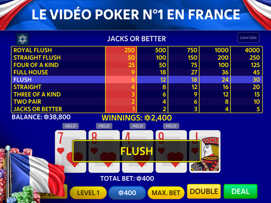 Screenshot #4 pour Video Poker par Pokerist
