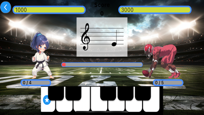 Piano Score Fighter iPhone screenshot
