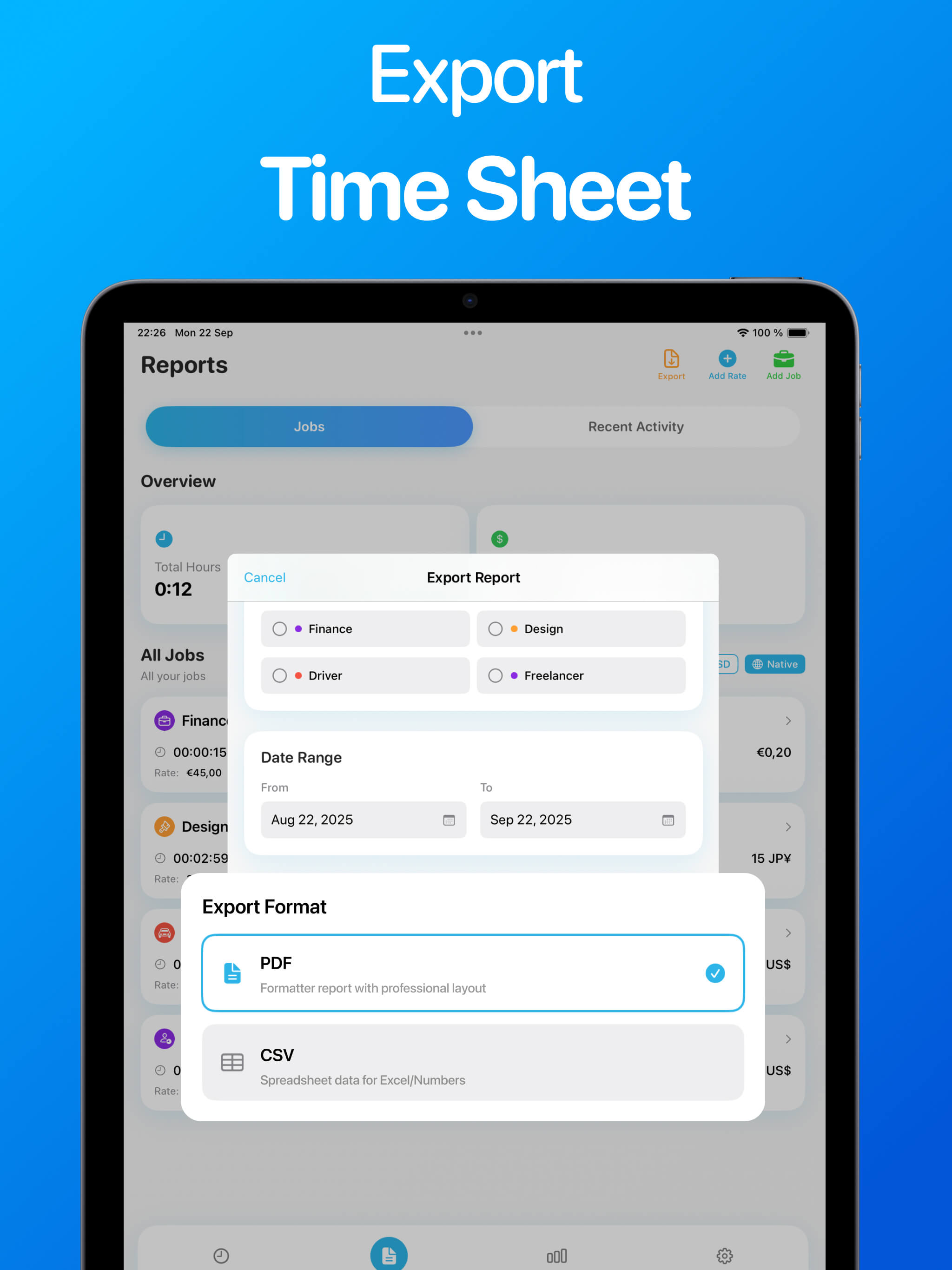 Hours Tracker: Time Tracking . screenshot 9