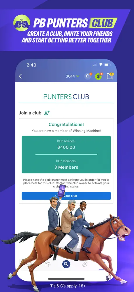 Palmerbet iOS betting app screenshot 4 of 5