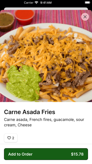 Fastmex Taco Spot iPhone screenshot 3 - Food & Drink app