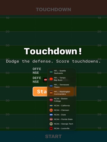Touchdown Rush 2D