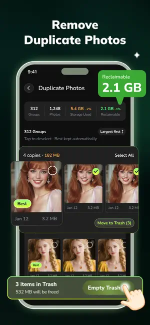 VeloClean: Photo Cleaner screenshot 1