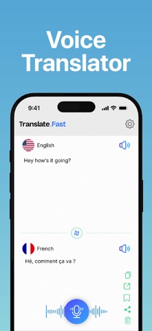 Translate Live - AI Translator iPhone screenshot