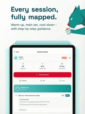 Telos Fitness iPad screenshot
