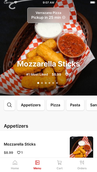 Verrazano Pizza iPhone screenshot 2 - Food & Drink app