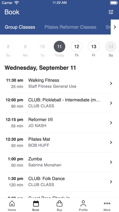 Tice Creek Fitness Center Screenshot