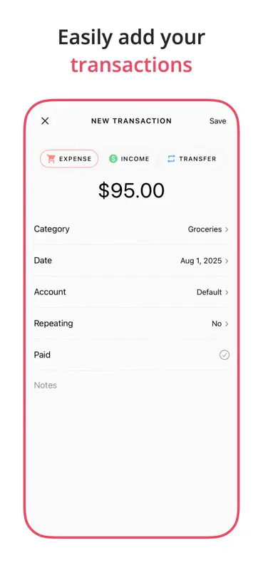 Fleur - Budget Planner App screenshot 7 of 7