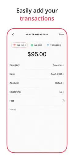 Budget Planner App : capture d’écran 7 sur 7
