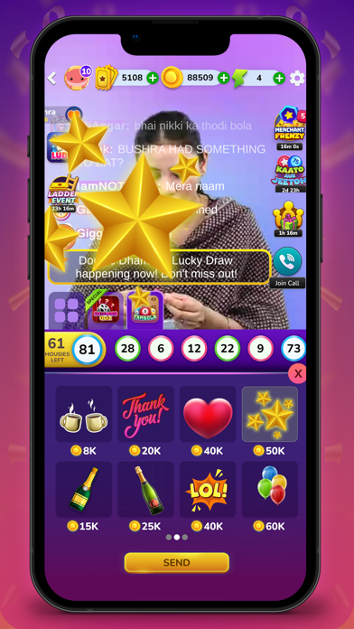 GamePe - Tambola & Live Hosts Screenshot