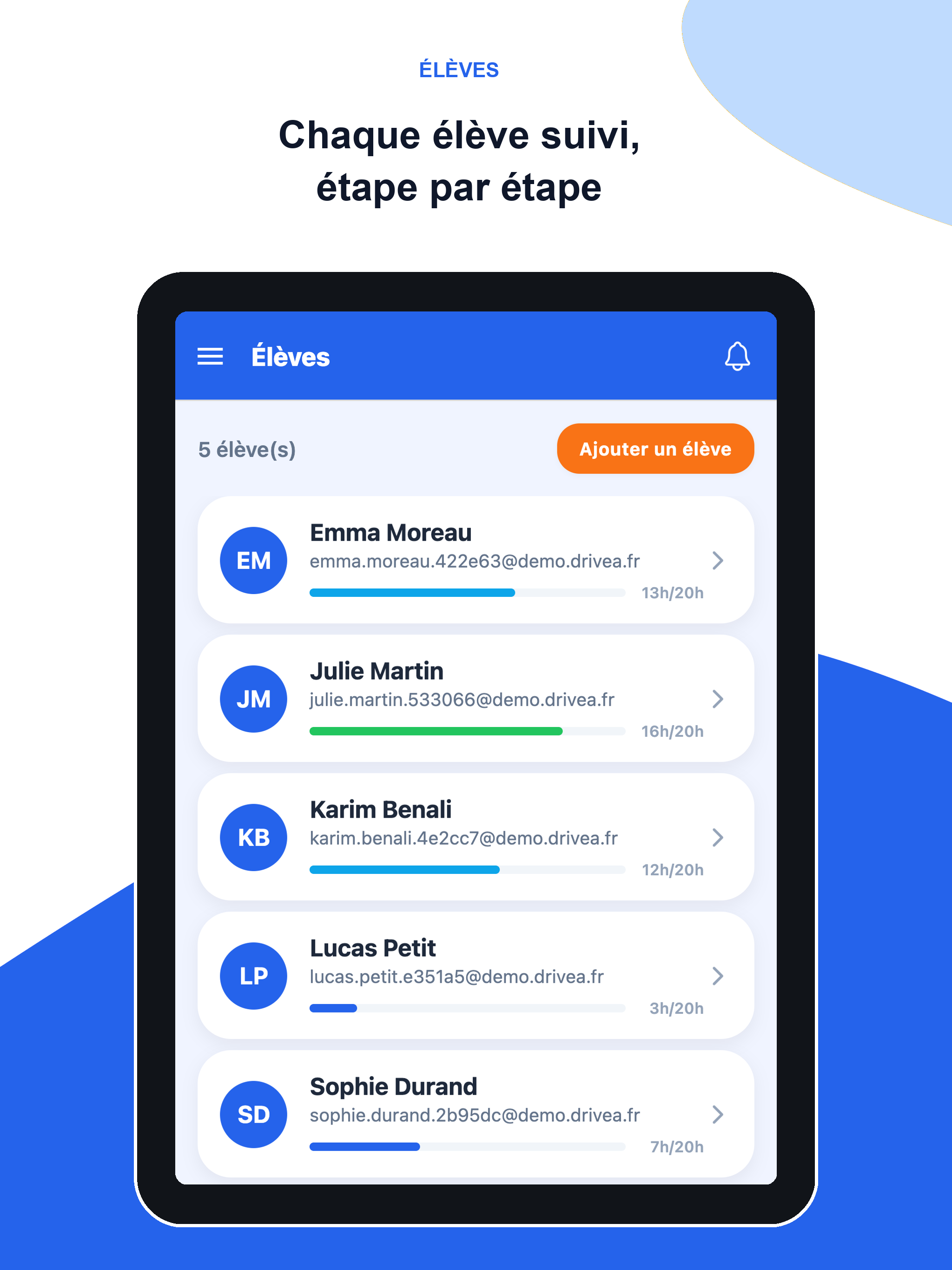 Drivea - Gestion auto-école screenshot 16
