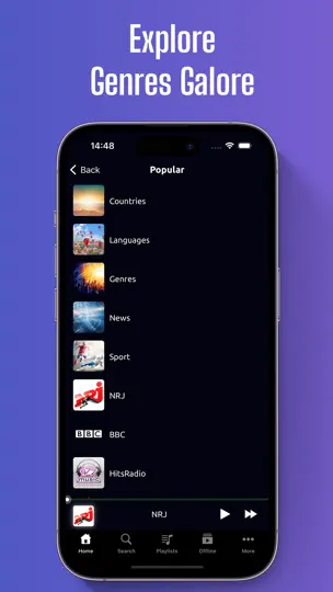 Screenshot von Radio AM/FM auf dem iPhone 2