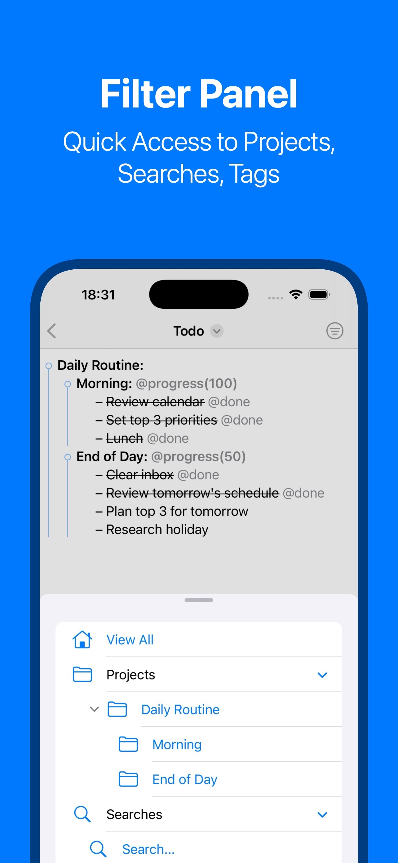 PaperTrail — TaskPaper Client screenshot 3