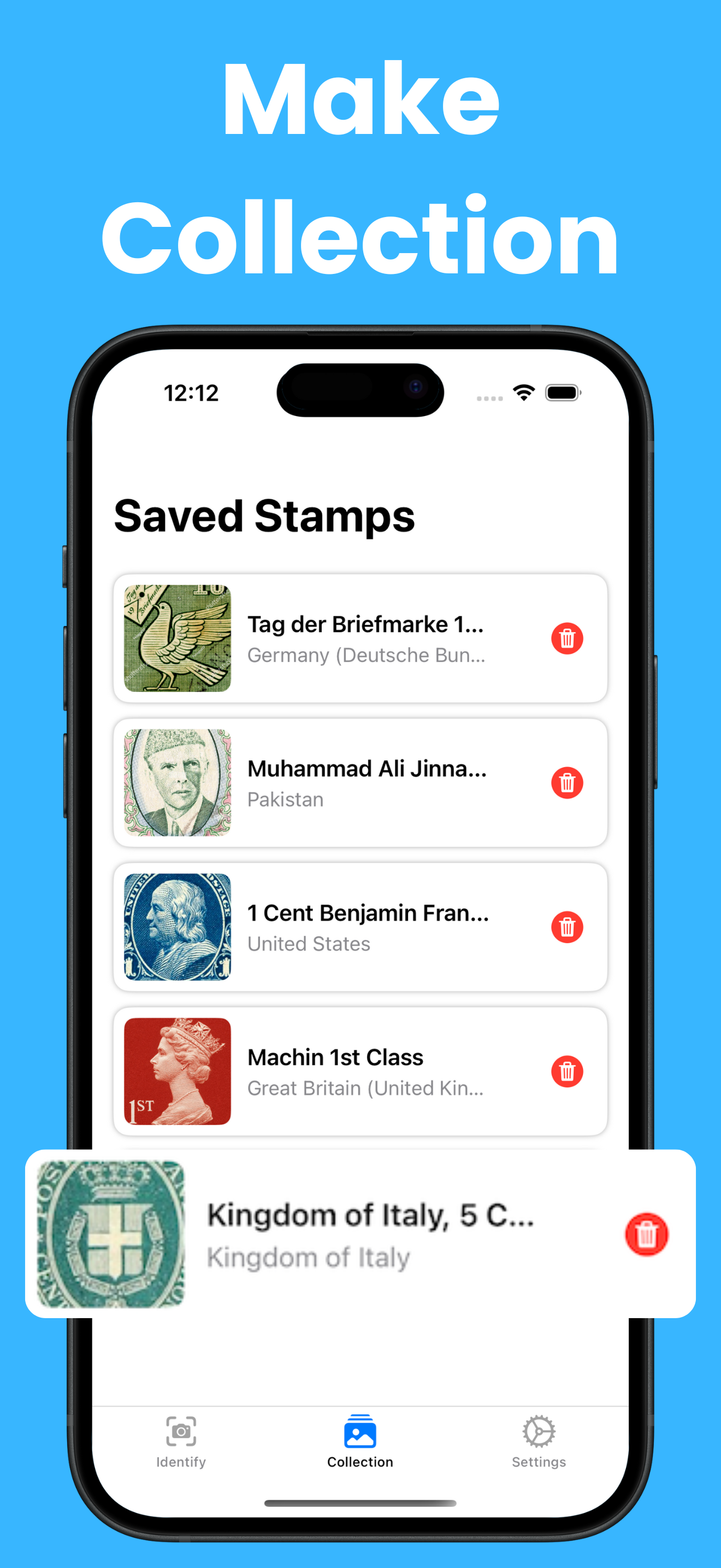 Stamp Identifier : StampIQ