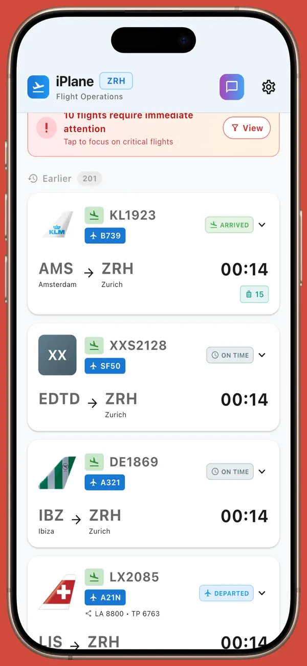 Screenshot #3 pour Zurich Vol – iPlane