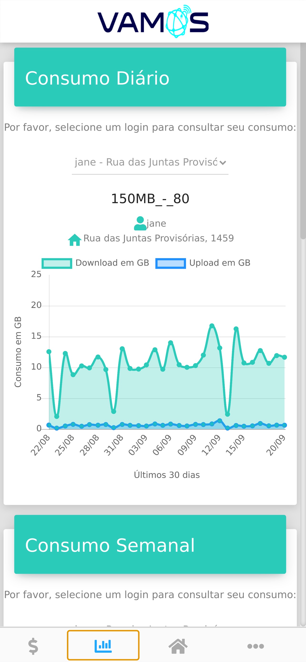 Screenshot 2 of VAMOSNET TELECOMUNICACOES