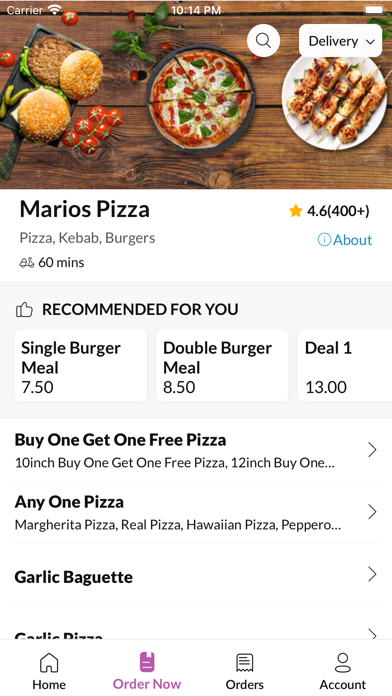 Marios Pizza Cardiff Screenshot