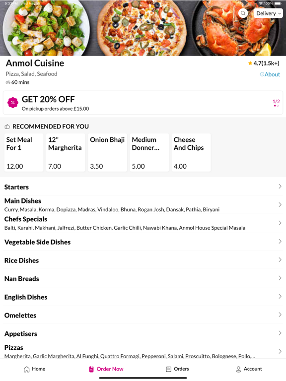Screenshot #6 pour Anmol Cuisine.
