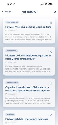 SAC - Soc. Arg. de Cardiología iPhone screenshot 3