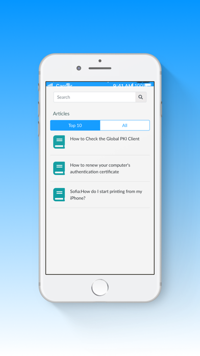 Atos OneContact Screenshot