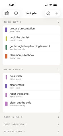 To Do Pile screenshot 2