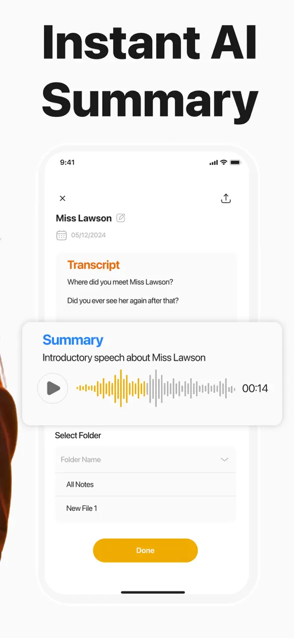 Screenshot #2 pour AI Notes Taker
