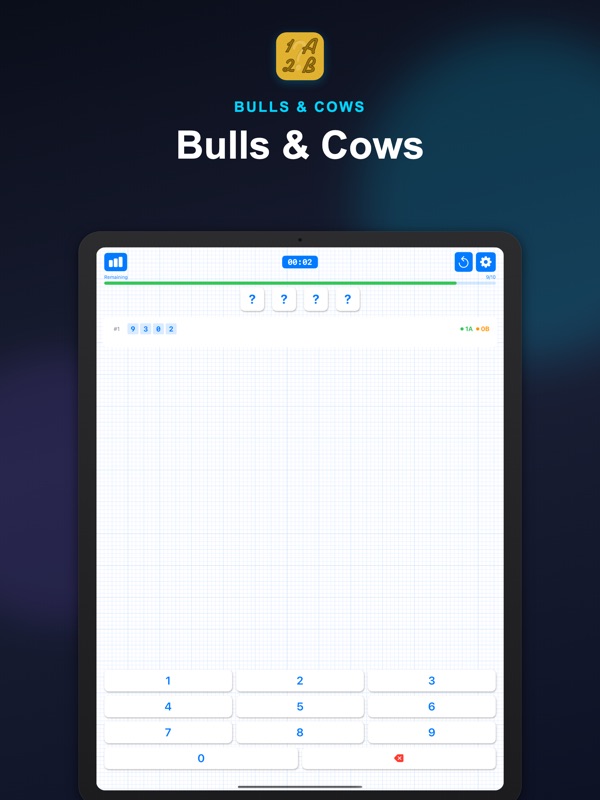 GuessNumber Bulls and Cows screenshot 5