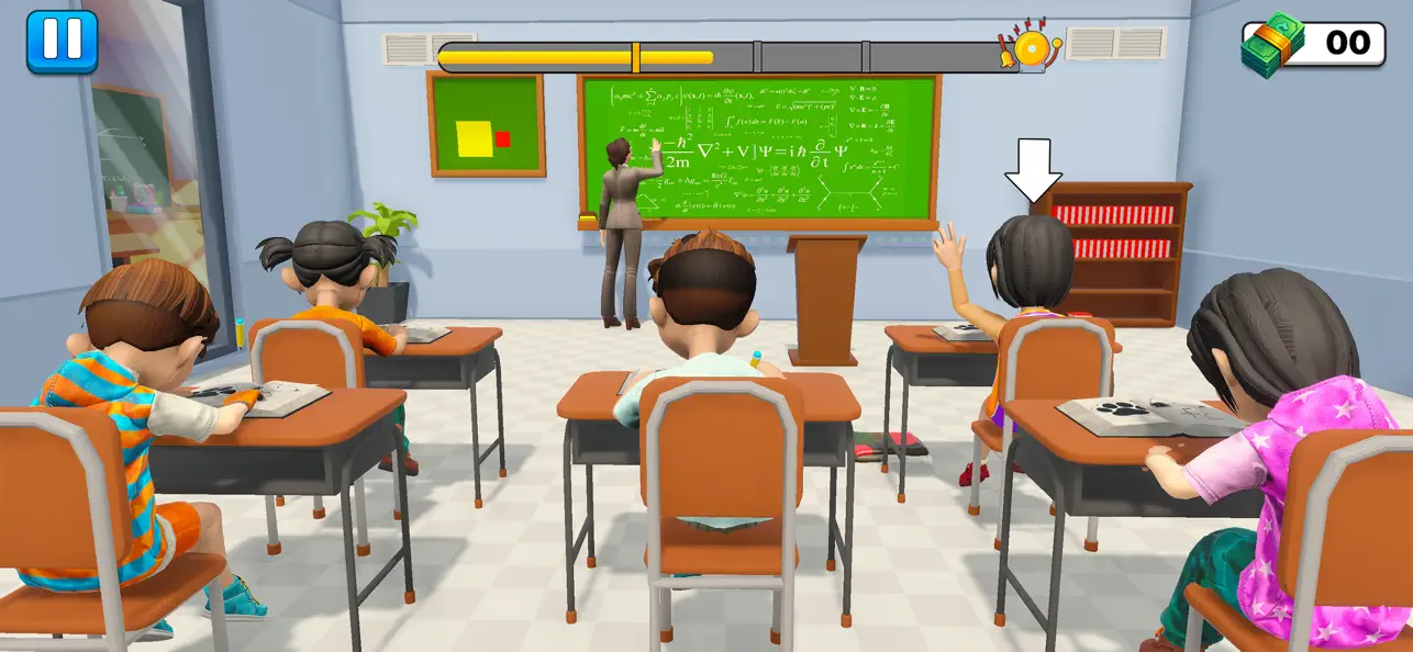 #1. Teacher Simulator Classroom (iOS) By: Gamify Studio FZ-LLC