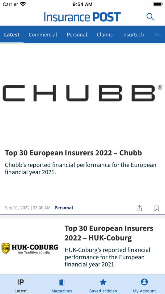 #1. Post Magazine (iOS) 由: Infopro Digital Services Limited