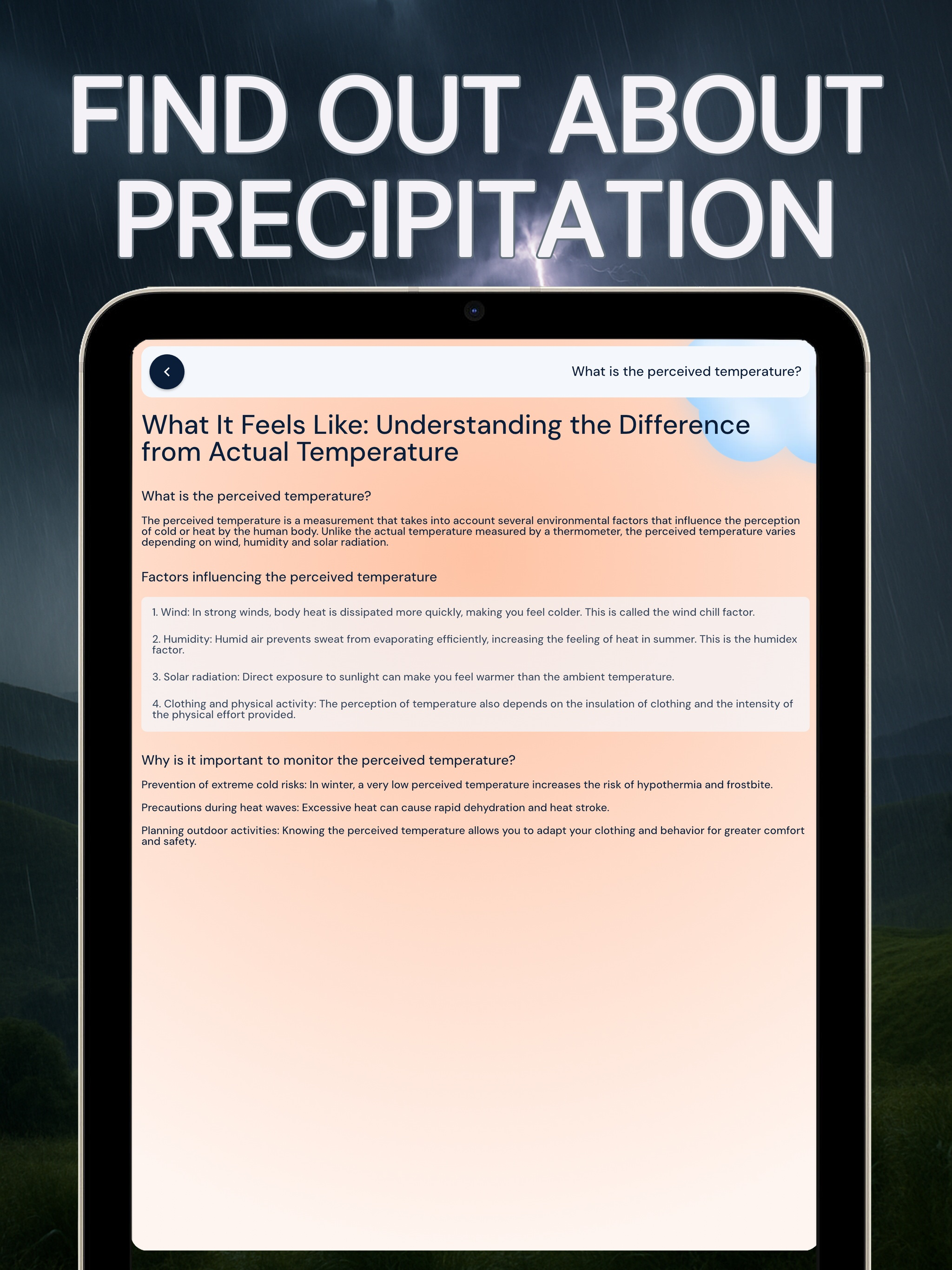 Live Weather: UV & Wind Alerts screenshot 13