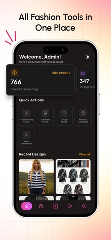 Fashfx: AI Fashion Studio iPhone screenshot