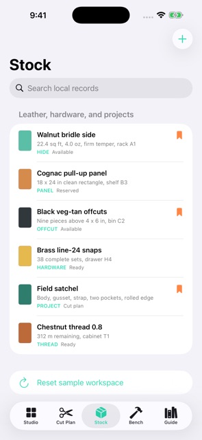 Skivekeep: Leather Studio screenshot 5