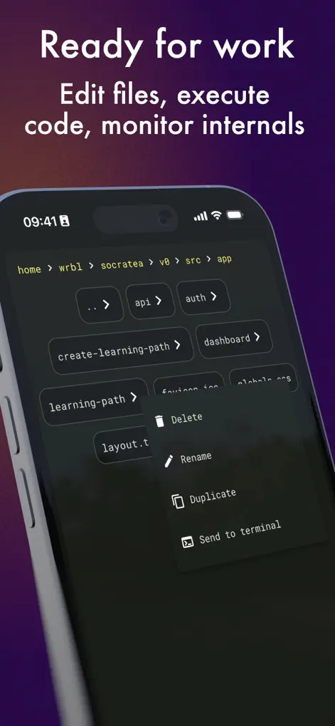 Codeusse: Mobile Agentic IDE - Developer Tools App | MWM