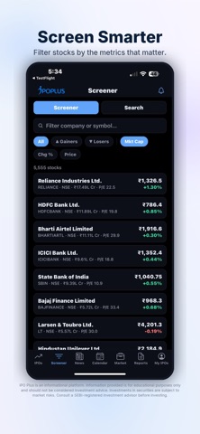 IPO Plus iPhone screenshot