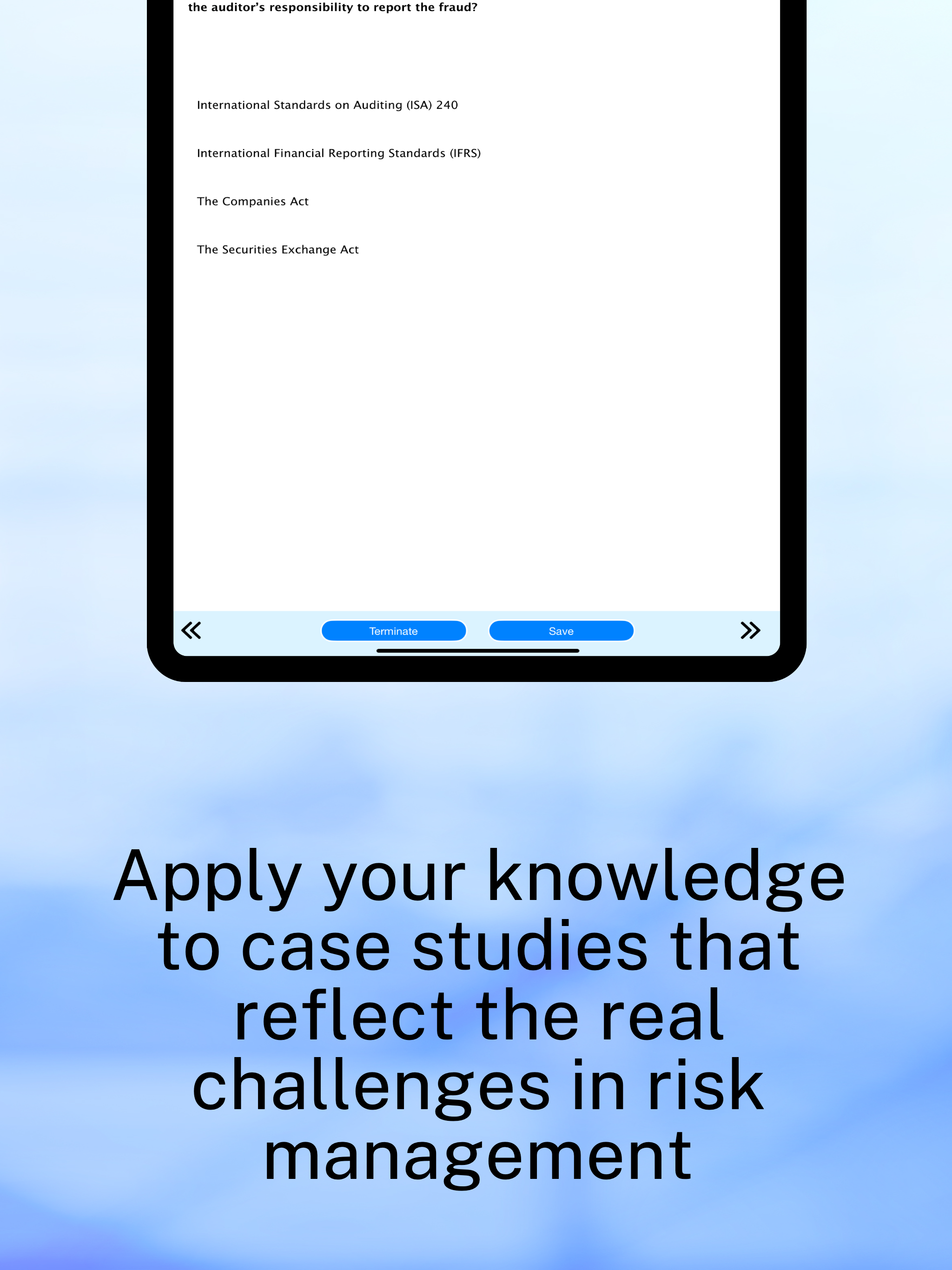 IIA CRMA Prep screenshot 10