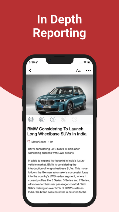 Auto & Automotive News Screenshot