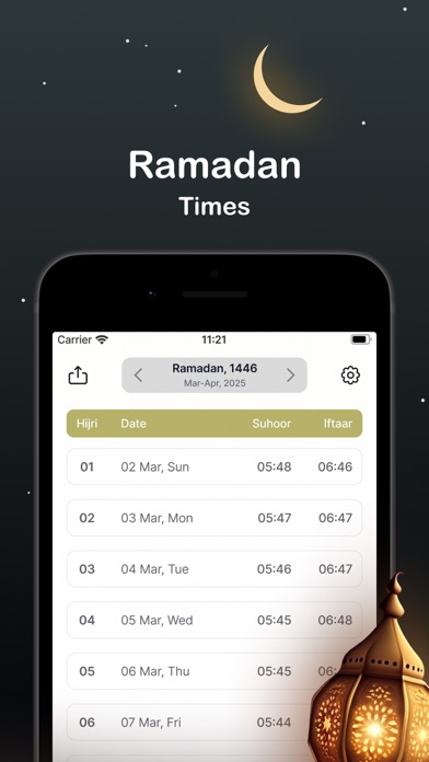 Prayer Times & Athan Qibla App screenshot