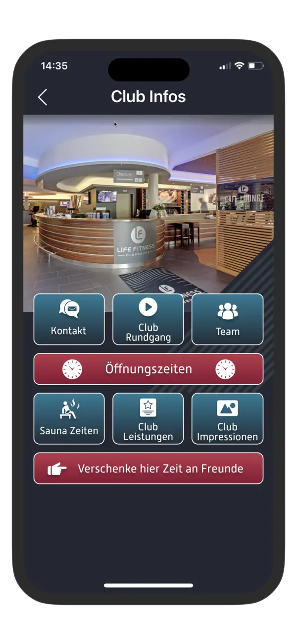 Screenshot #2 pour Life Fitness Oldenburg