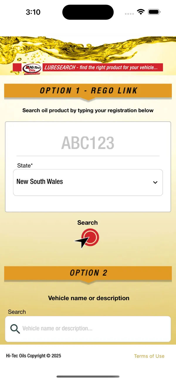 Screenshot #1 pour NetLube Hi-Tec Australia