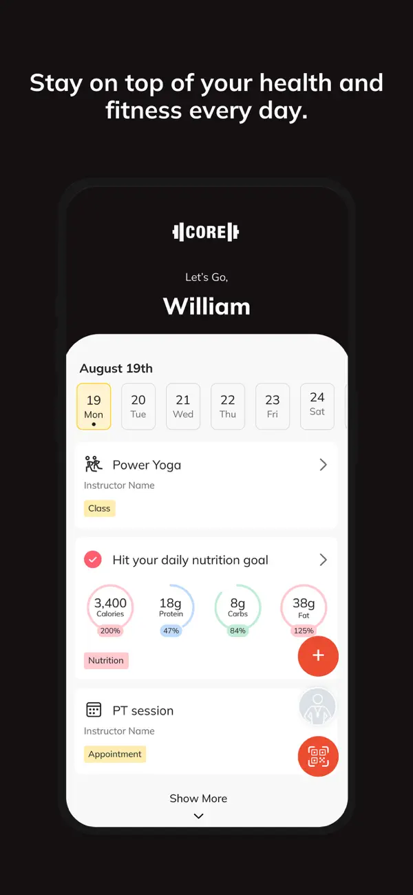 Screenshot #2 pour Core Family Fitness